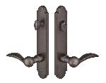 Emtek
1821
Arched Multi-Point Lock Trim Set w/ 2 in. x 10 in. Sandcast Bronze Plates
Door Configu