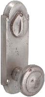Emtek7070Sandcast Bronze No.5 Keyed Sideplate Lockset 3-5/8 in. CtC
