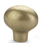 Emtek86053Sandcast Bronze Egg Knob 1-1/4 in.
